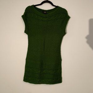 Green Wool Sweater Dress